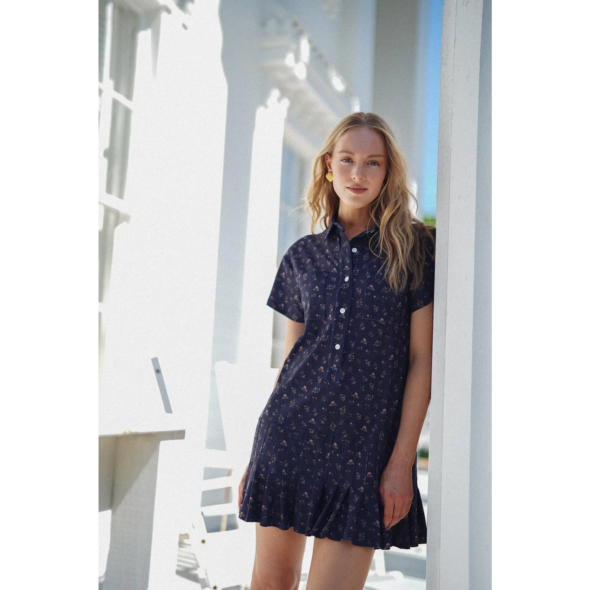Aspen Dress - Midnight Plains