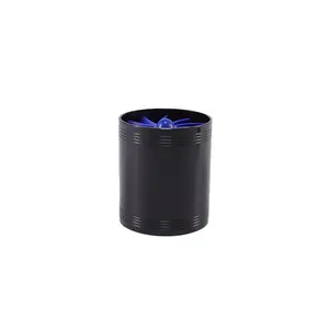 ABYSSAL DUAL-TURBO: Black-Blue Vortex Wheel