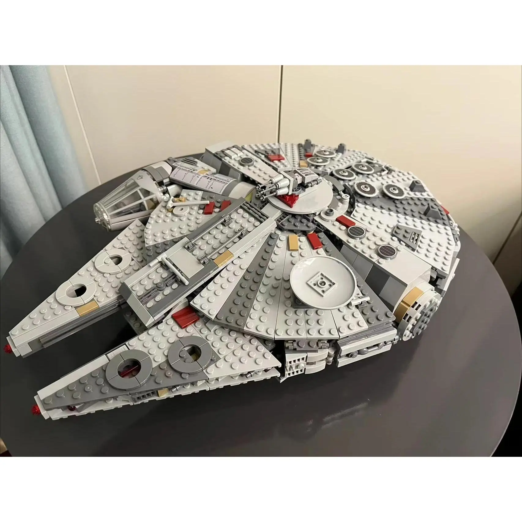 Compatible 75257 Falcon Millennium Spaceship Bricks Building Block Toys for Boys Gift for Kids Model Kits for Adults