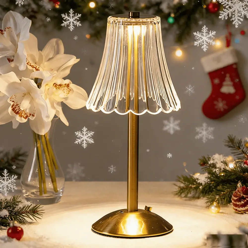 Acrylic-Night Light with 3 RGB Colors Rechargeable Tap Light & Touch Control - Interior decoration |Mother’s Day Special, Summervibes Usb Charging Lamp Wireless Portable Lamp, Warm Retro Modern Lighting