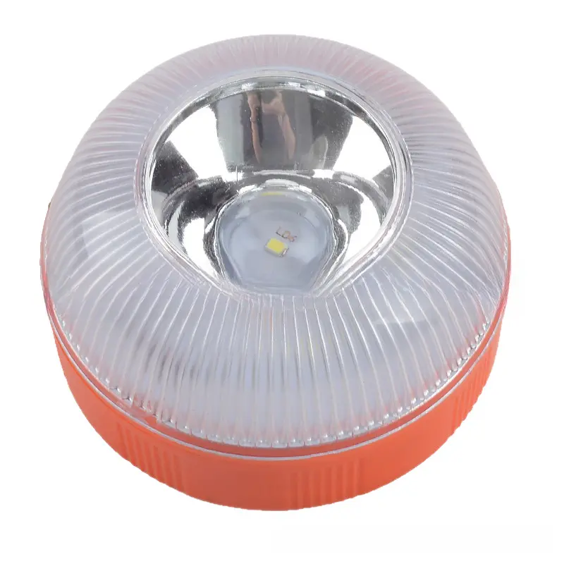 Automotive Strong Magnetic Induction Traffic Warning Light - Portable & Compact Size Car Fault Lamp with Bright White Light, Yellow Flashing, Built-in Rechargeable Battery, Magnetic Base for Outdoor Activities, Night Repairs, Power Outages, Led Lights, Pu
