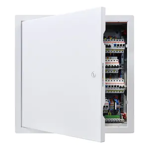 【Summervibes】VEVOR Access Panel for Drywall, 15.2 x 15.2 in Galvanized Steel Access Door, Easy Install Hinged Service Panel with Screwdriver Latch, for Ceiling Plumbing Electrical, 14.4 x 14.4 in Cutout Size White