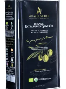 Atlas Olive Oil 3 Liter - Premium, Moroccan, Extra Virgin Olive Oil