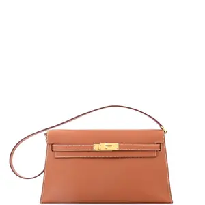 Pre-owned HERMÈS Leather Shoulder Bags Hermes Kelly Elan Shoulder Bag Madame by Rebag