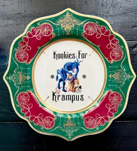 2025 Limited Edition Kookies for Krampus salad plate