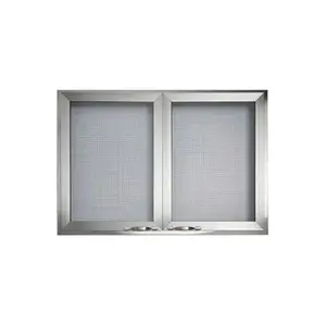 Majestic Stainless Steel Mesh Door for Vesper Fireplaces