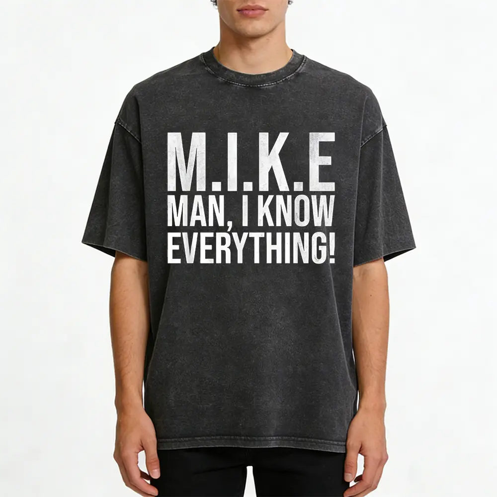 Washed T-shirt-Black