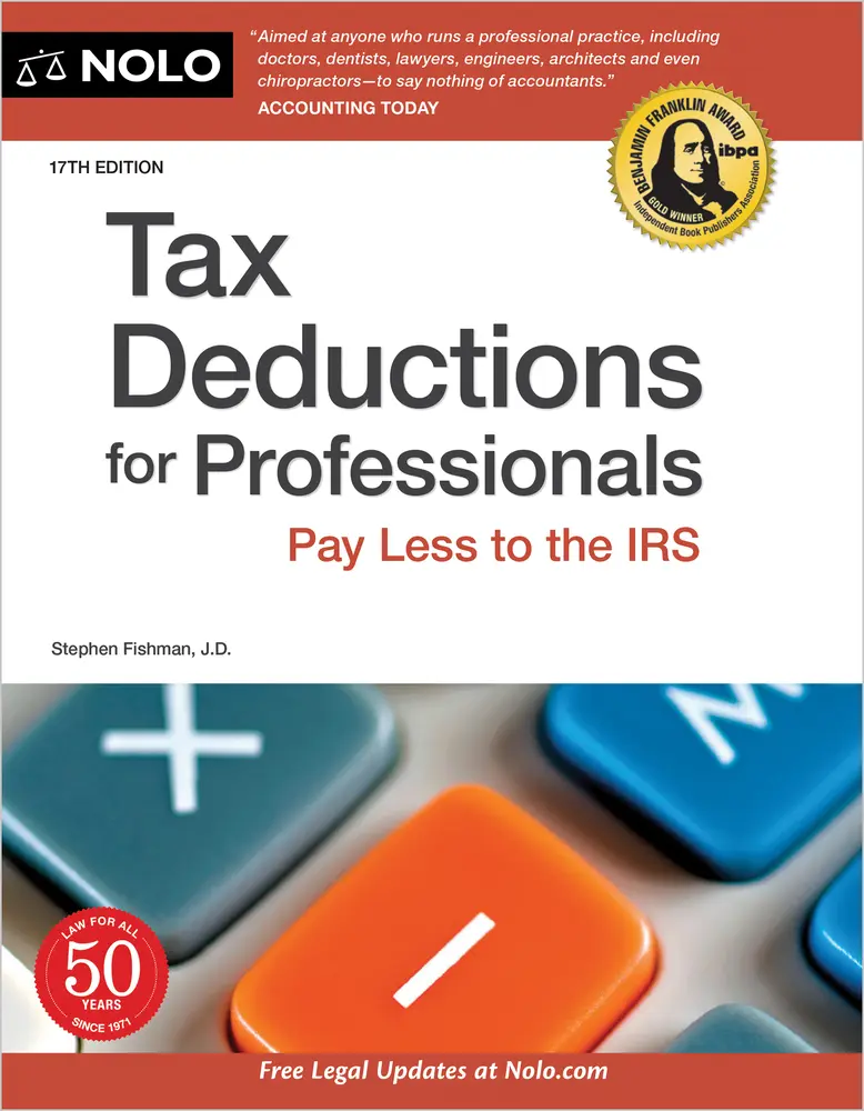USED-Tax Deductions for Professionals: Pay Less to the IRS by Fishman, Stephen (Paperback)