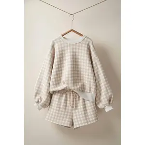 Fawn - Gingham Lounge Set