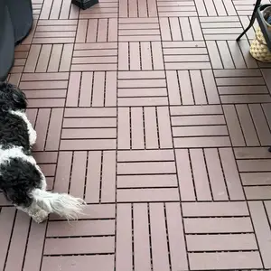 Interlocking Deck Tiles 44PCS 12"x12"x0.8" Waterproof Outdoor Flooring, Fast-Drying Decking Tiles for Patio Balcony Backyard Poolside