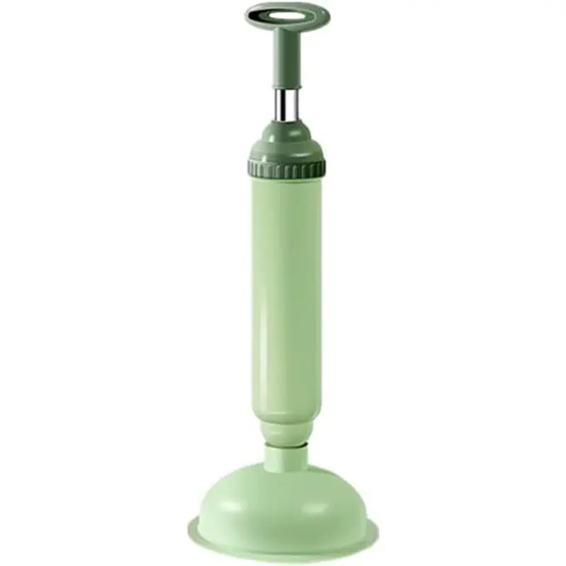 Toilet Plunger, Powerful High-Pressure Drain Plunger Suction Cups, Toilet Unblocker Vacuum Plungers, Drain Clog Remover Tool for Toilet, Bathtub, Shower, Sink, Bathroom, Kitchen Clogged Pipe, Green
