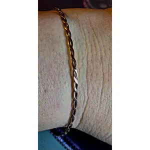 Infinite Helix Cuff – Hand-Twisted Pure Copper Bracelet