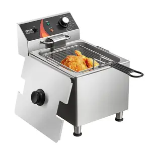 VEVOR Commercial Electric Deep Fryer Countertop Deep Fryer 1750W 12Qt / 11.5L