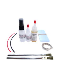 Springfield Speaker Professional Subwoofer Reconing Adhesive Kit with CA Glue CRC Rubber Adhesive Lead Wire and Shrink Tube for Dual Voice Coil Subwoofer