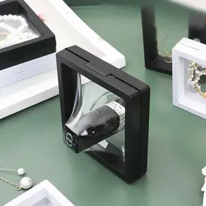 10pcs 3D Floating Display Case loating Display Case – Keep Your Jewelry & Collectibles Safe & Showcase Them in Style!