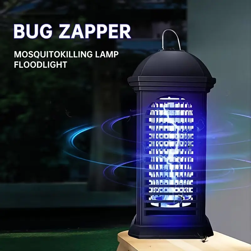 4000V Mosquito Zapper Killer, 11W Waterproof Insect Zapper with UV Light Lamp, High-Efficiency Bug Zapper, Ideal for Patio, Household Use