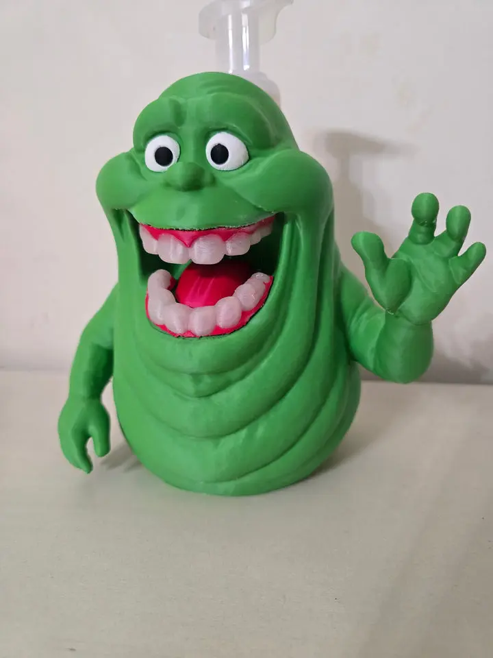 Ghostbusters Slimer-Inspired Display Soap Holder, Perfectly Sized Character-Theme Bathroom Home Supply Accessory for Fans of Classic Film & Daily Use