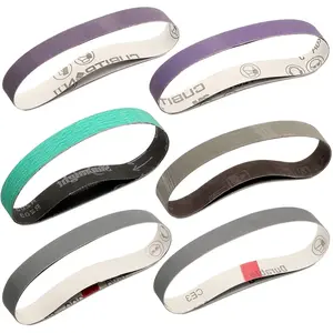 1 x 18 Inch Sanding Belts, Sharpening Belt Kit Fits Work    Attachment of Ken Onion Edition  & Tool Sharpener,2 PCS Each of 120, 240, 400, 600,1000 2500 Grits,12-Pack