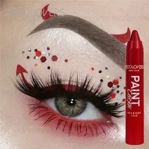 Waterproof Long-Lasting Facial & Body Paint Sticks,Smooth Application Tool,Suitable for Halloween, Masquerade, Music Festivals, Face Paint