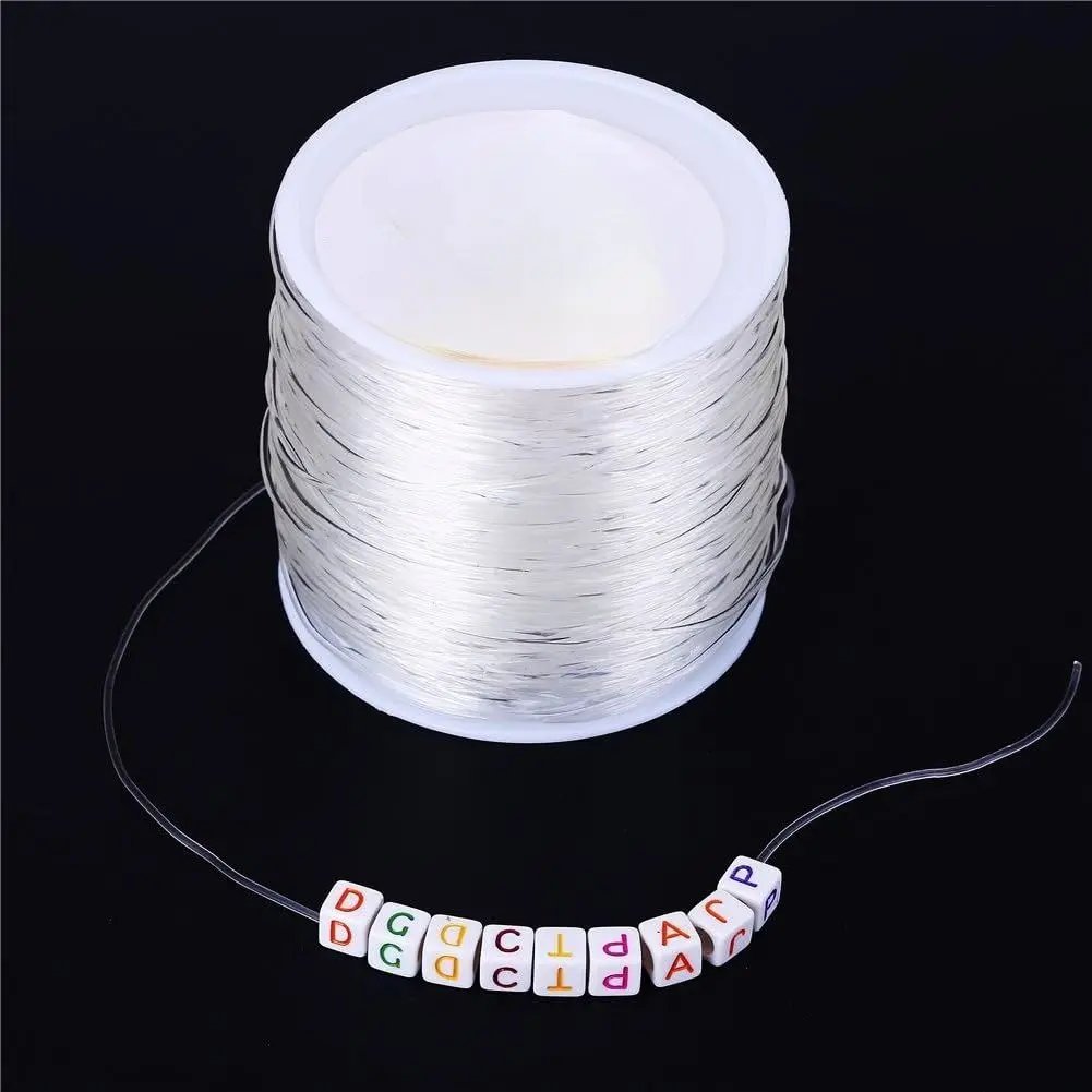 Elastic String for Jewelry Making, Beading Making, DIY Craft Supplies, Stretchy Cord for Bracelets & Accessories, Durable Material for Creative Projects