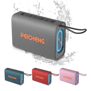 【TikTokShopStockUp】Portable Bluetooth Speaker, IPX5 Waterproof Speaker, TWS Stereo Pairing, Long Playtime Home, Perfect for Indoor, Outdoor, Camping, Beach & Parties Audio Grey Smartphone,for valentine's day gift