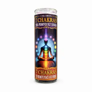 Veladora 7 chakras preparada