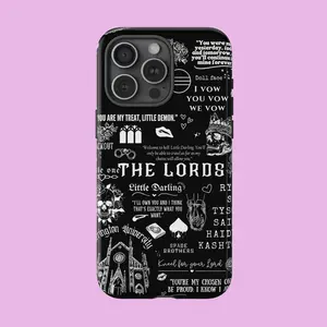 The L.O.R.D.S Phone Case Book Lovers for ip X 11 12 13 14 15 16 17 Pro Max & More, Barrington Uni Phone Case, Shantel Tessier Merch, Dark Romance Gifts