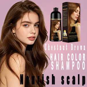 Say Goodbye to Gray Hair | 3-in-1 Ginseng Hair Dye Shampoo,Nourishing Ginseng Hair Color Shampoo, Fast Gray Hair Coverage