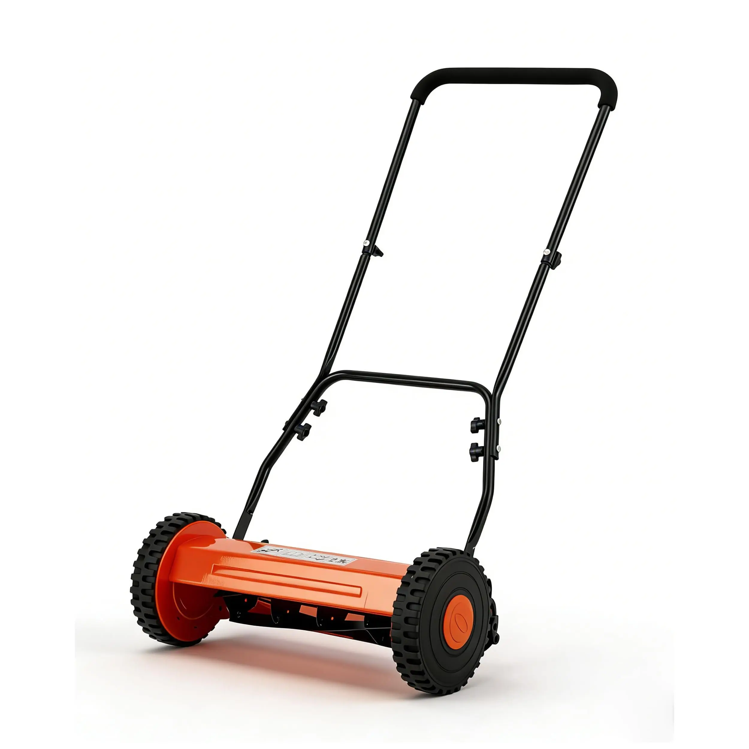 16" Push Reel Lawn Mower – 5-Blade Manual Lawn Mower for Easy, Quiet Cutting in Small Yards