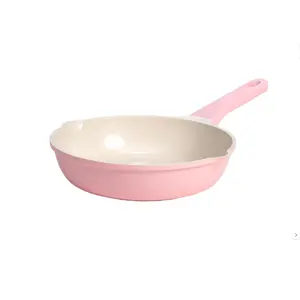 Pink Nonstick Fry Pan with Clean Ceramic Coating, 10 Inch - Cookware