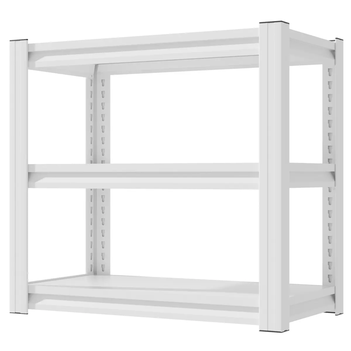 34*18*31.5 Inch White 6mm Powder Coated Steel 3-Tier Adjustable Aquarium Stand, 660LBS Capacity for 20–30 Gallon Fish Tank Reptile Terrarium Rack Home Office Storage