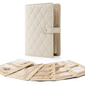 Travel Jewelry Organizer, Foldable Jewelry Bags Jewelry Storage Book, Back to School Gifts for Girls Women, Ring Binder with Clear Zipper Velvet Pouch Bag for Traveling,Rings,Necklace,Earrings,Bracelets,Brooches, Travel organizer