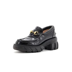 Pre-owned Gucci Women's Romance Horsebit Loafers Leather by Rebag