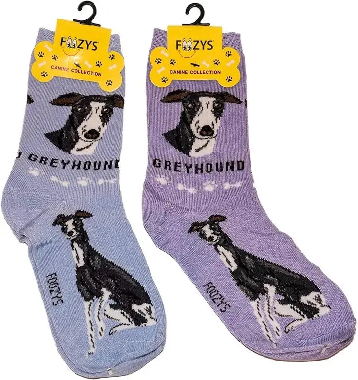 Greyhound Unisex Crew Socks (2 pairs)