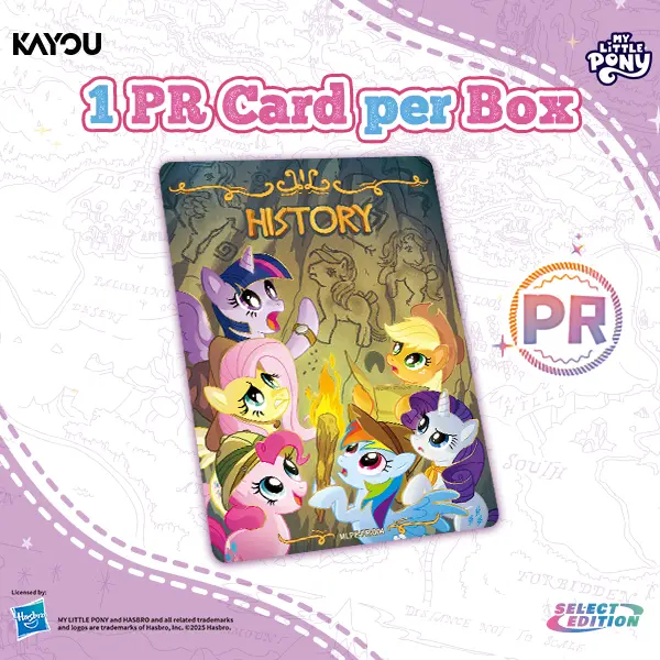 My Little Pony Friendship Theme Non-Sports Trading Card Collectible - Friendship Eternal Fun Moments Select Edition NA-001A, Includes Pony Art & Storage Box, Card Game Accessory