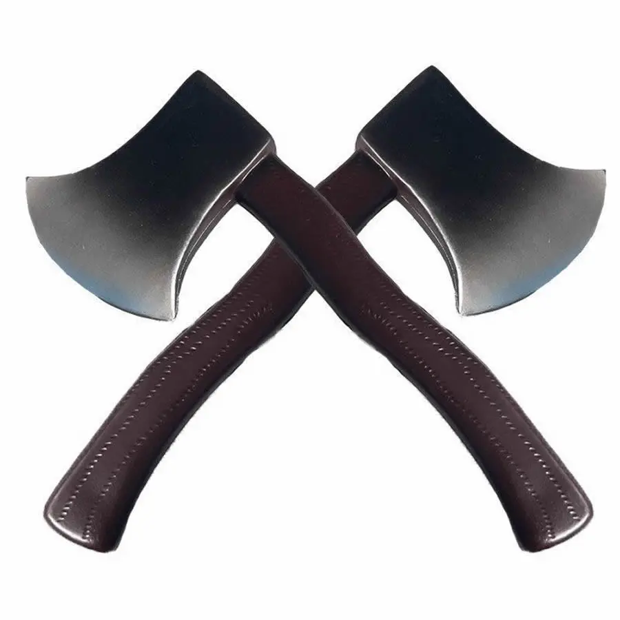 2pcs Hatchet 11-inch PVC Hand Axe Costume Cosplay Prop Halloween