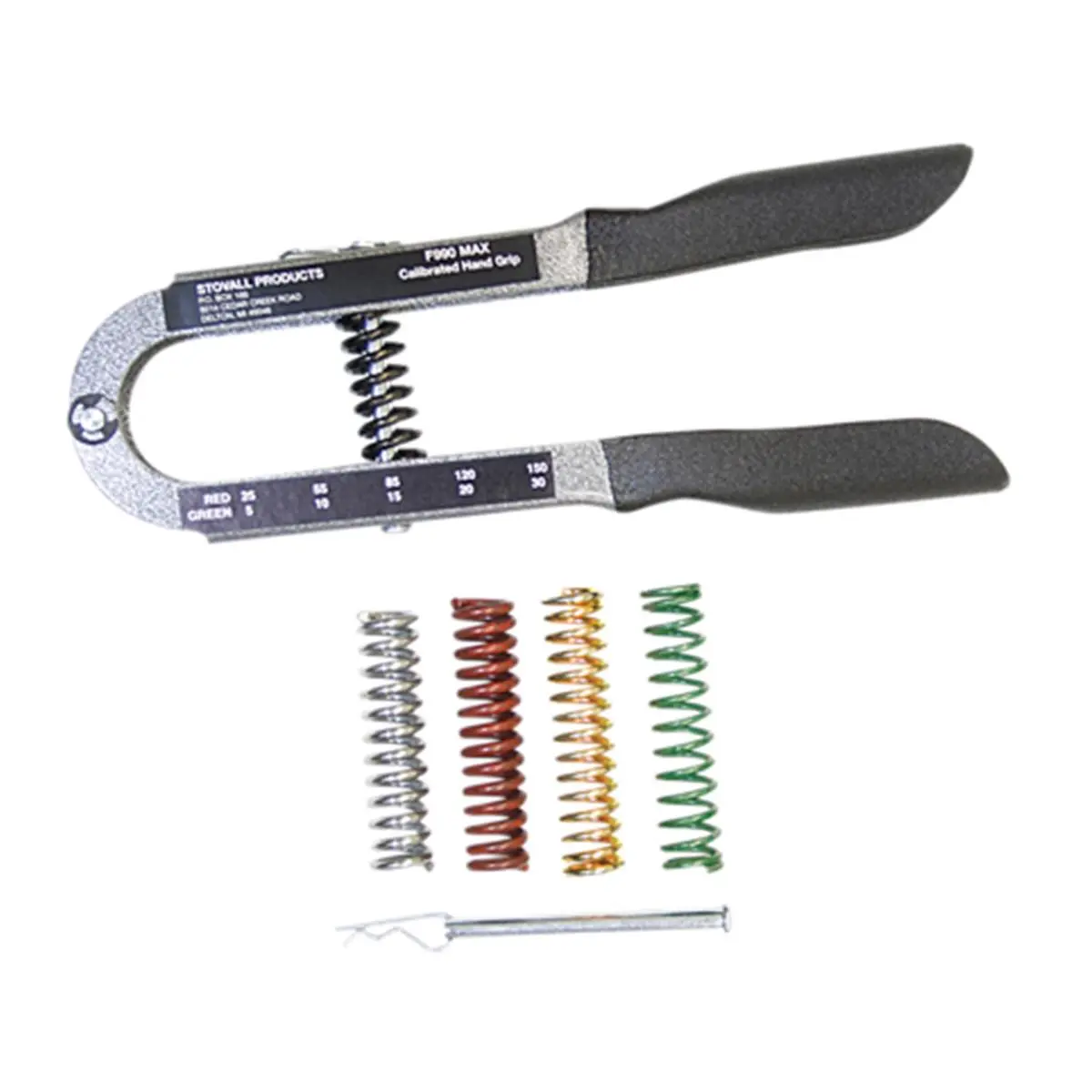 212 MAIN Pro Heavy-Duty Strong Power Hand Grip - Adjustable Gripper with 5-Spring Variable Tension Range of 5-150 lb (for Fitness, Sports & Outdoor Use)