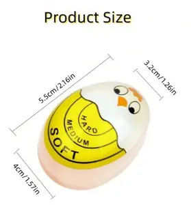 1pc Soft Medium Hard Egg Timer - Features A Color Changing Indicator To Accurately Measure How Hard Or Soft The Yolk, Cook Perfect Eggs,Food Safety Timing Tool,Kitchen Gadget For Restaurants