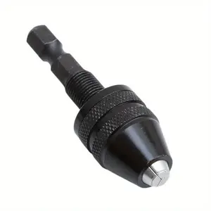 1PCS Multi Keyless Drill Chuck 0.3-3.6mm Conversion Tool 1/4" Hex Shank Quick Replace Adapter Chuck Converter for Electric Drill