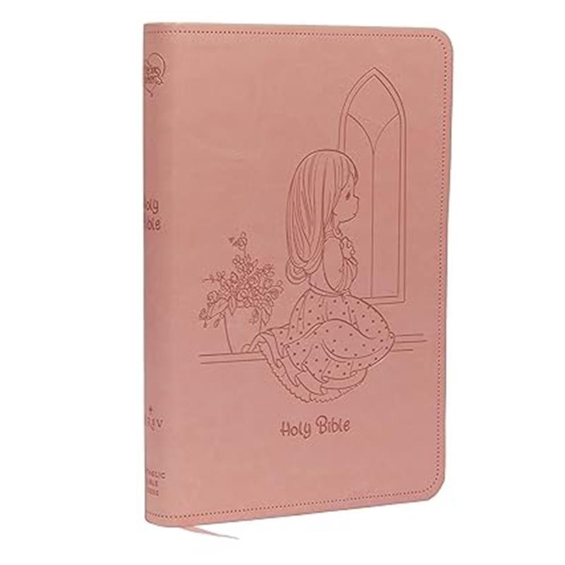 NRSVCE, Precious Moments Bible, Pink, Leathersoft, Comfort Print: Holy Bible