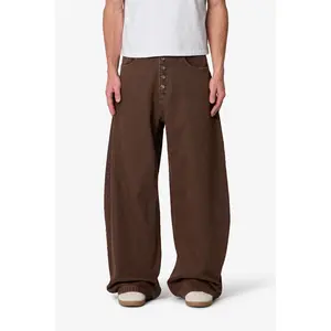 mnml Exposed Shank Barrel Denim - Brown