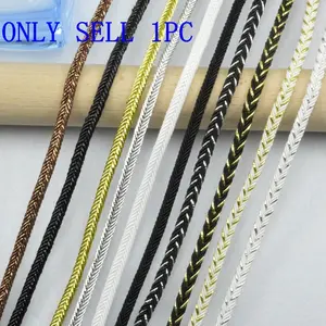 5Meters/16.4Ft Per Pack New Style Lace Ribbon Clothing Accessories DIY Crafts Wedding Dress Double-Sided Floral Braid Lace Polyester Lace