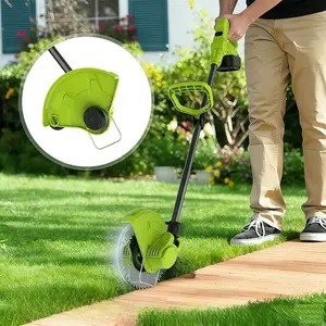 Three-in-One Wireless 8-inch Lawn Mower - Electric Mower, Lawn Shear, Hedge Trimmer, Ultra-light 10-pound Lightweight Design, Rotatable Side Trimming Function, Perfect Solution for Small Gardens，Weed removal from parking spaces