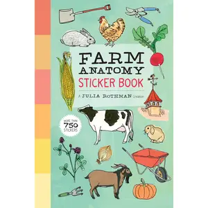 Farm Anatomy Sticker Book by Julia Rothman [Paperback Book]