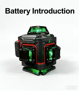 Milwaukee Laser Level Horizontal And Vertical With Remote Control 16 Lines 360°Self-leveling Green Laser Levels