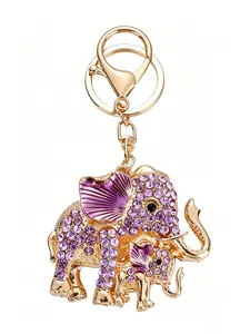 Cute Elephant Keychain, Versatile Accessory for Any Occasion, Perfect for Daily Use, Adds Color to Your Bag, Stylish and Practical, Keychain Pendant, Key Ring Accessory