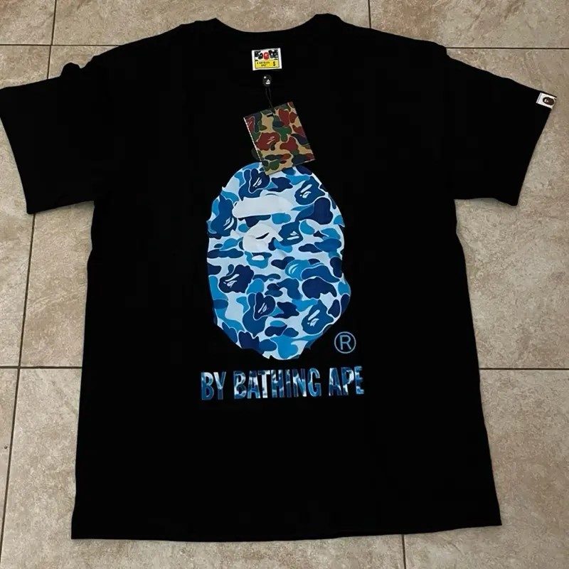 Menswear casual short sleeve shirt Bape Menswear casual short sleeve shirt Bape
