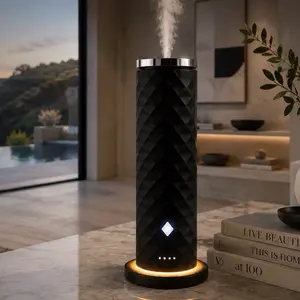 Waterless Scent Diffuser Luxury Hotel Style Cold Air Diffuser Oil Machine for Home 1000 Sq Ft Coverage Quiet Nebulizing Aromatherapy with Remote