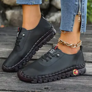 Women's Fashionable Plain Color  Lightweight Sneakers, Casual Comfortable Sports Running Shoes, All-match Round Toe Shoes for Daily Wear, Walking Shoes