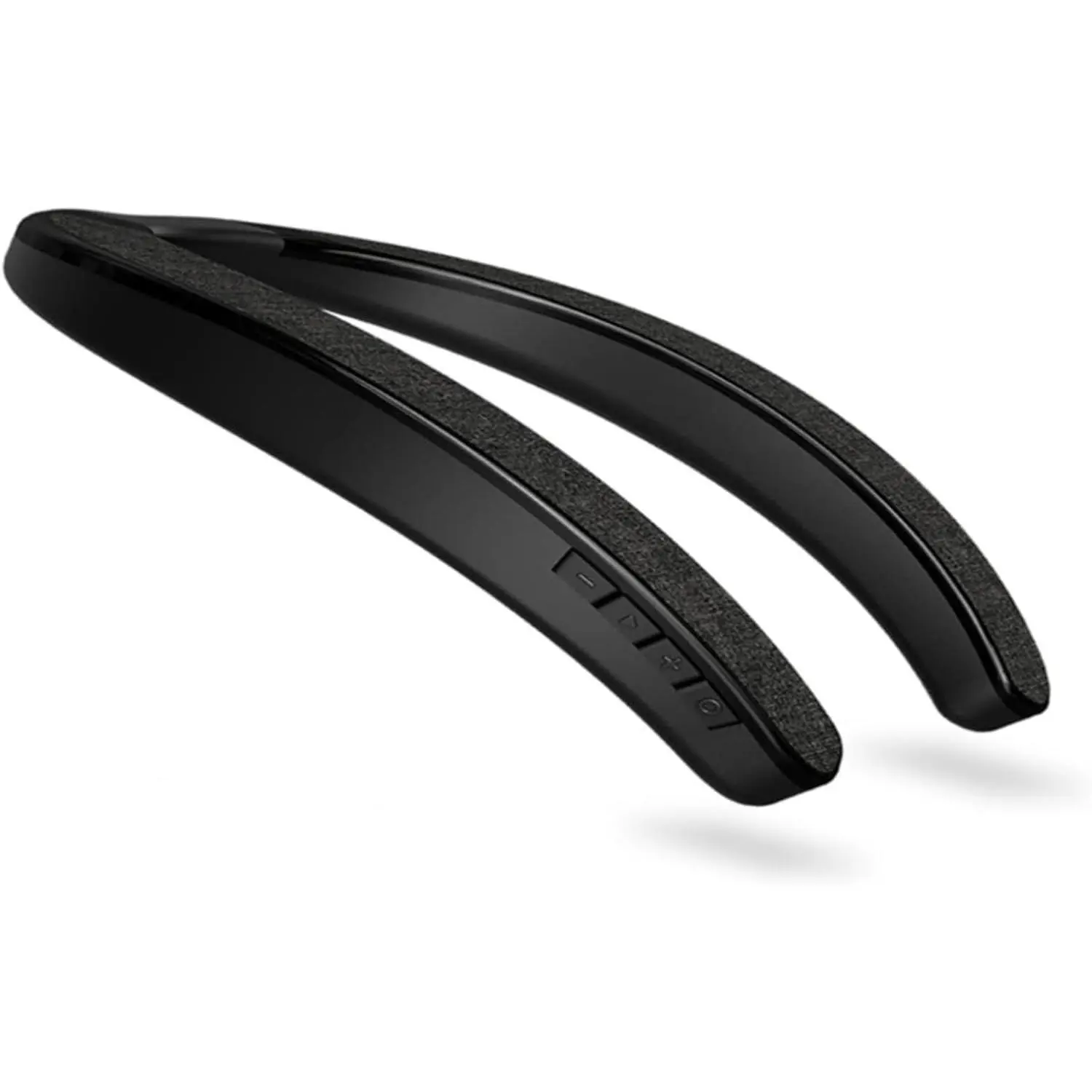 Speaker,  5.3 Built-in mic, Wearable Neckband Speakers 3D Stereo Surround Sound (Black)
